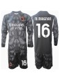 AC Milan Mike Maignan #16 Målvakt Replika Hemmakläder Barn 2024-25 Långärmad (+ byxor)
